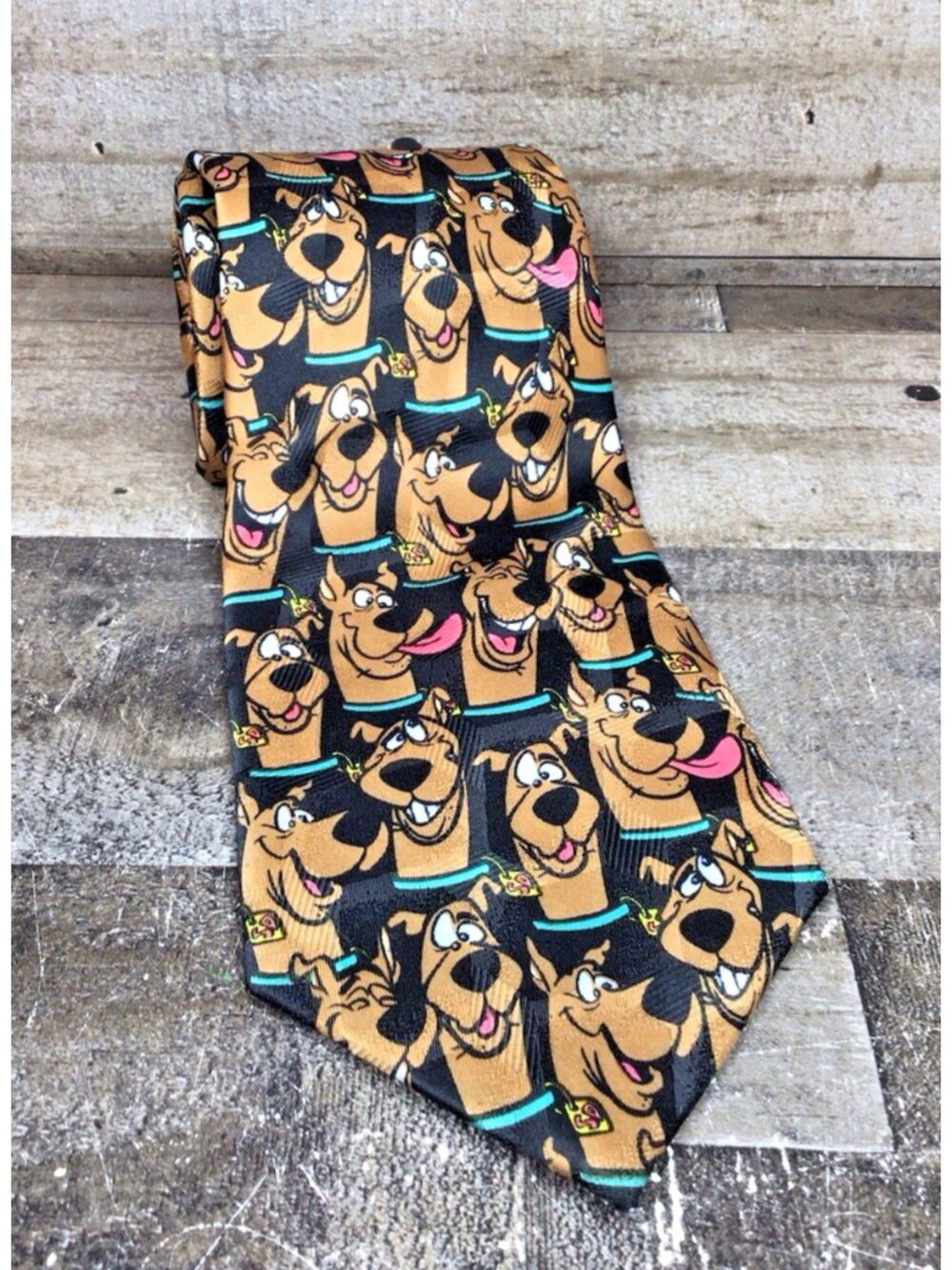 Vintage Scooby Doo Cartoon Network 1997 Tie 4" x 58.5" Hanna-Barbara Polyester